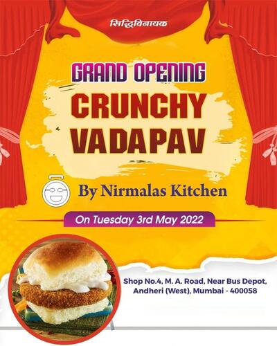 Crunchy Vada Pav By Nirmalas Kitchen and Fusion Vada Pav photo