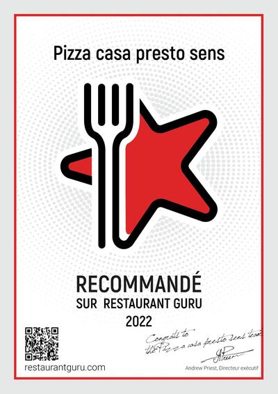 Pizza Casa Presto Sens