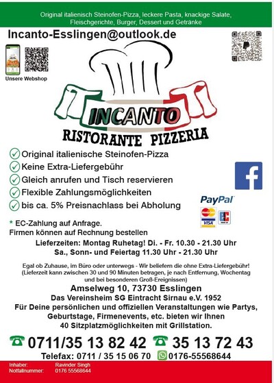 Ristorante Pizzeria Incanto