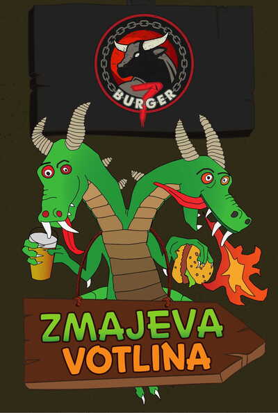 Zmajeva votlina in 7 burger