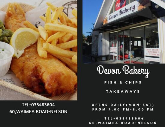 Devon Bakery & takeaweys, Nelson - Restaurant menu, prices and reviews