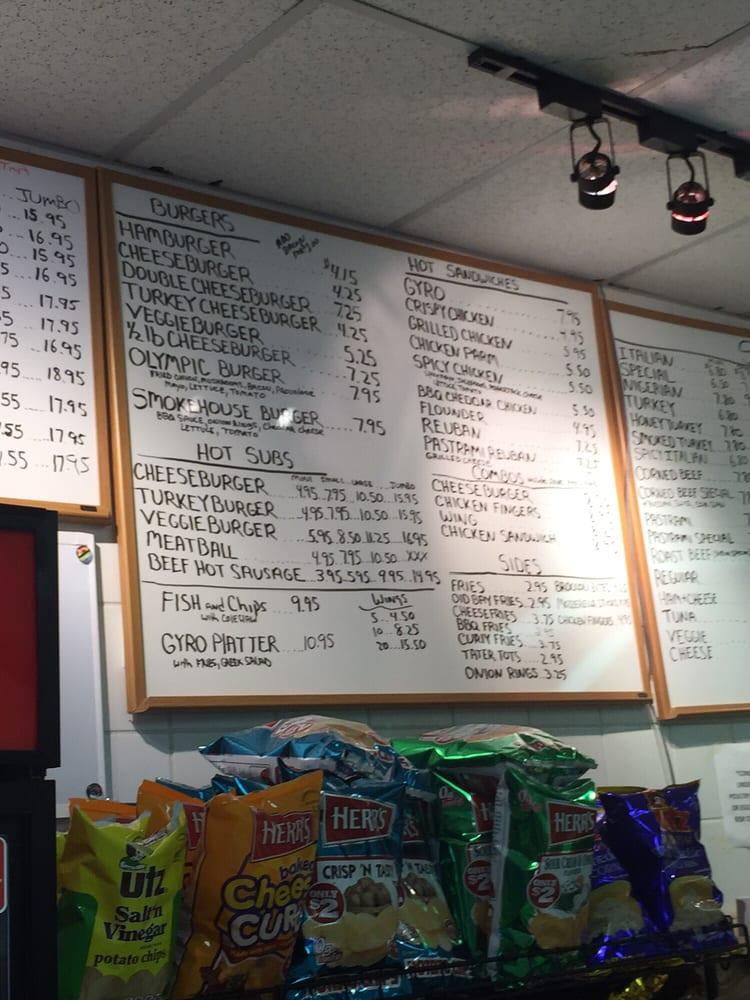 Menu at Olympic Subs & Steaks steakhouse, Wilmington