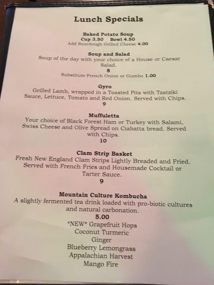 Menu at The Green Leaf Grill steakhouse, Waynesboro