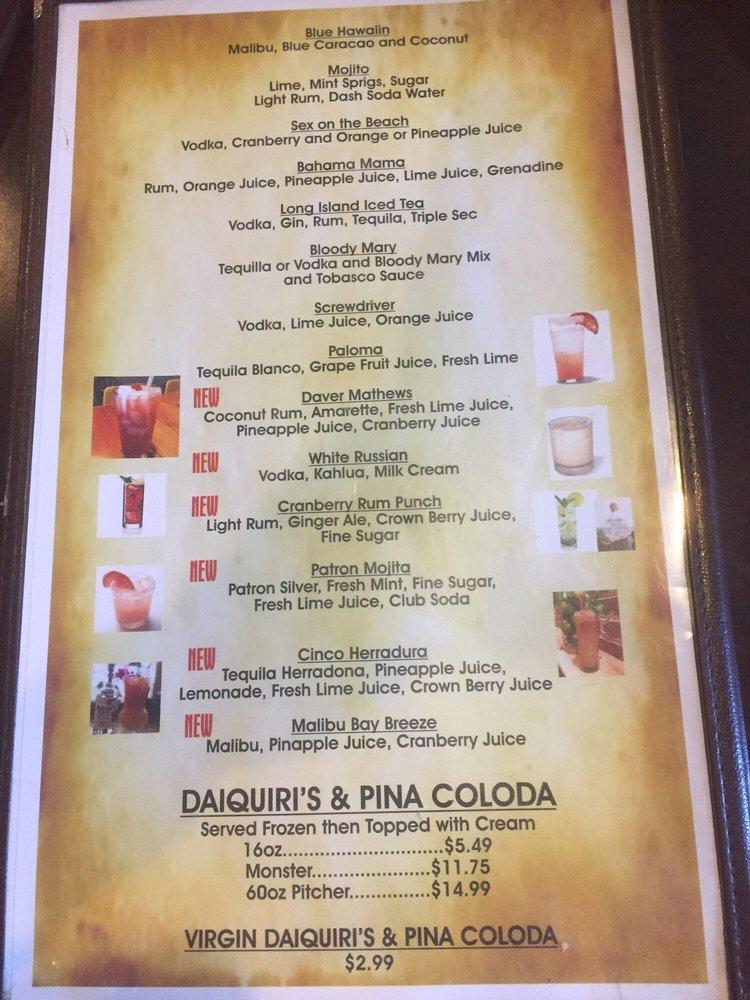 Menu at Las Maracas Mexican Restaurant, Bar and Grill, Tahlequah