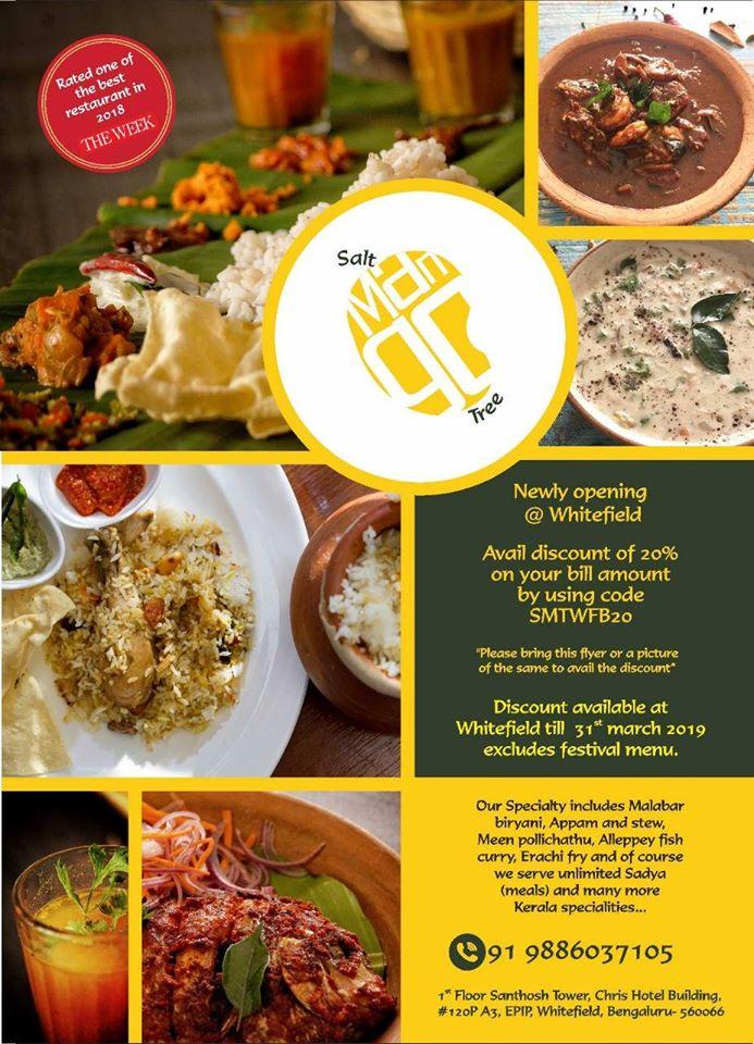 Salt Mango Tree menu