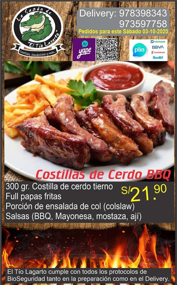 Menu at La Sazón De 