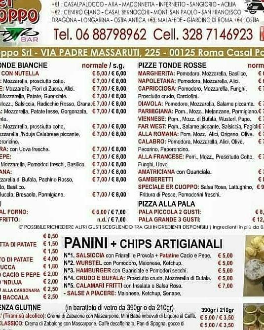 Menu di Er Cuoppo 
