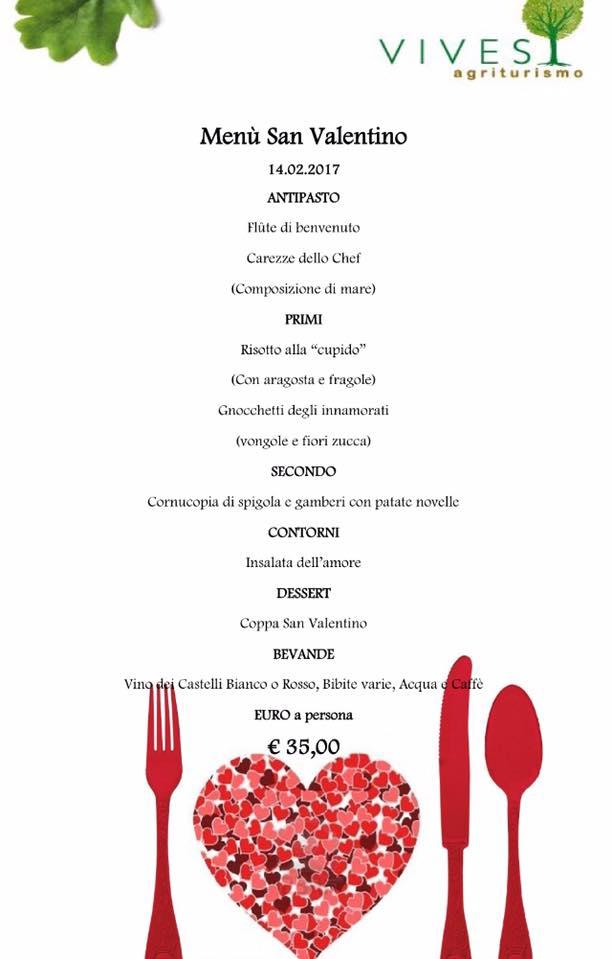 Menu di Vives Agriturismo 