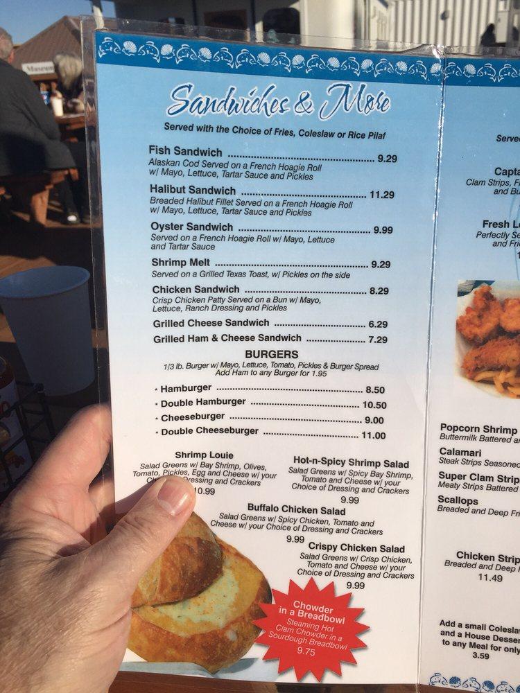 Menu at The Boat Fish & Chips restaurant, Coos Bay, 102 Hall Ave