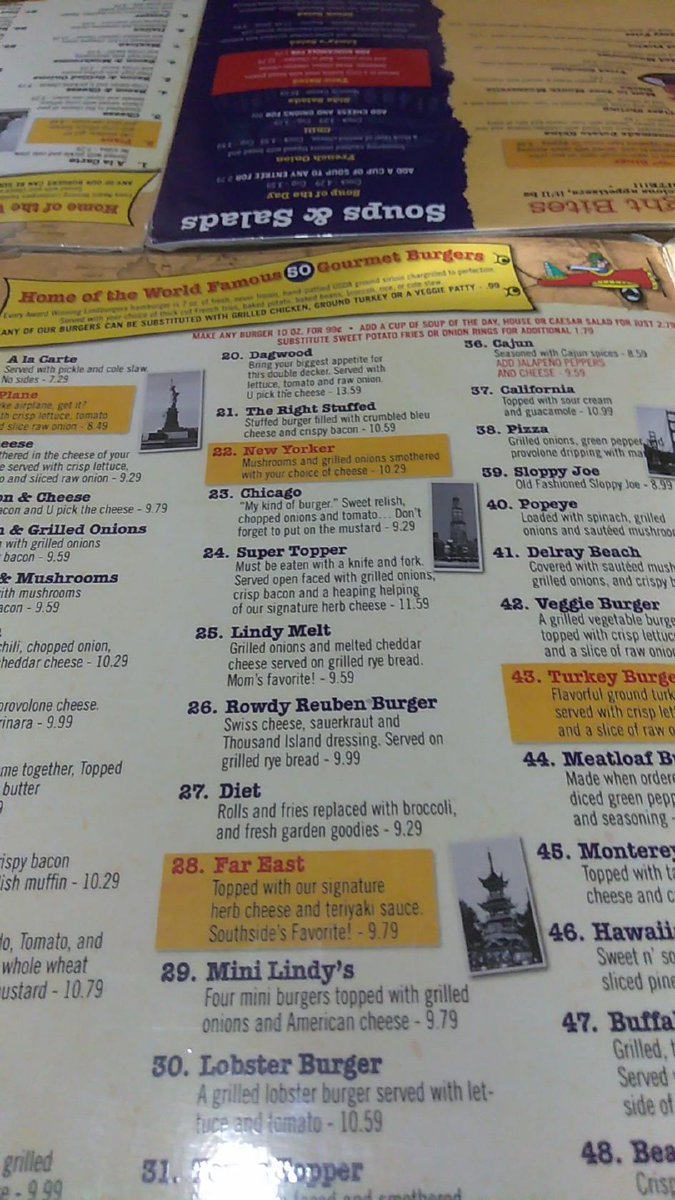 Menu at Lindsey's Cafe and Restaurant, Lake Worth Corridor, Jog Rd