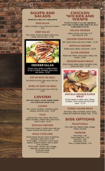 Menu At Bordertown Bar & Grill, West Fargo