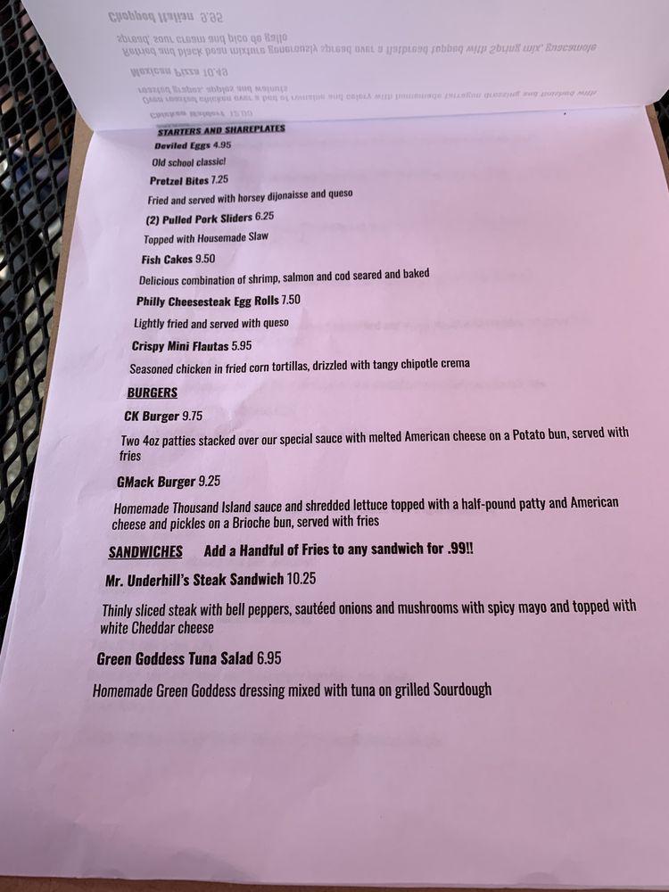 Menu at Corner Kitchen restaurant, Saint Clair Shores