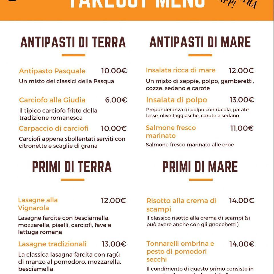 Menu di Dapiè 