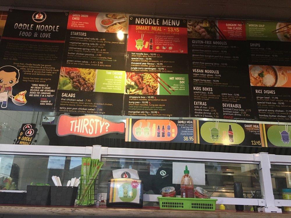 Oodle on sale noodle menu