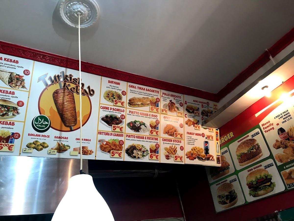 Menu At Turkish Kebab Genoa