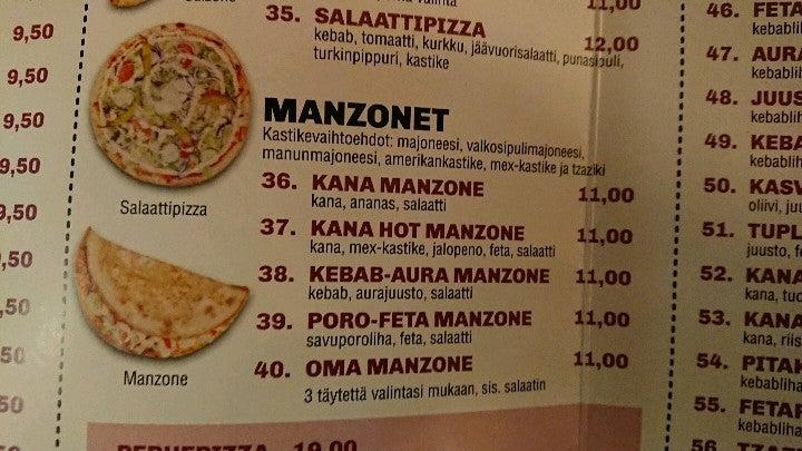 Manu menu 2024