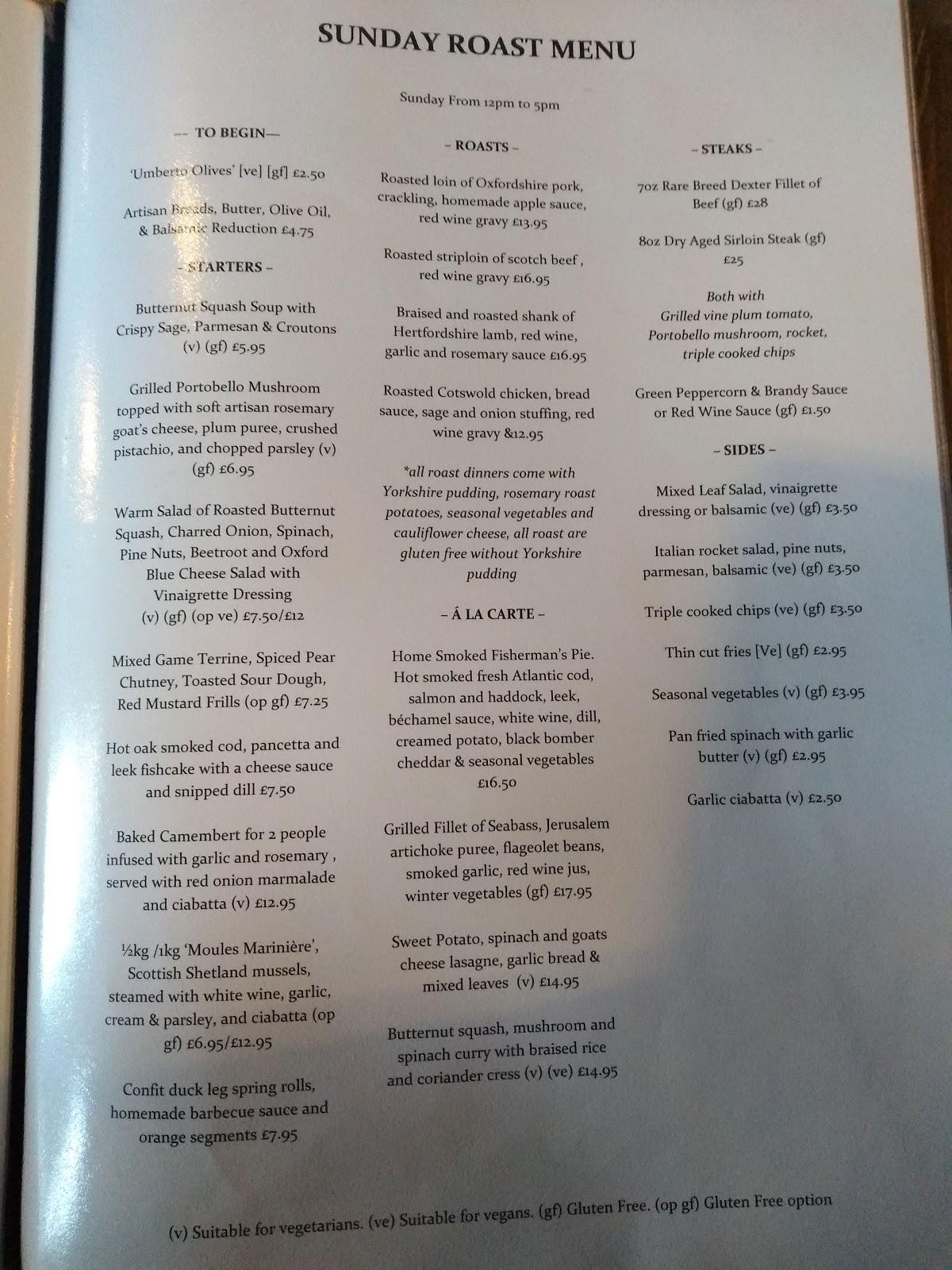 Menu At The Harrow At Bishopstone Pub Bar Aylesbury The Harrow   Rf19 The Harrow Bishopstone Menu 