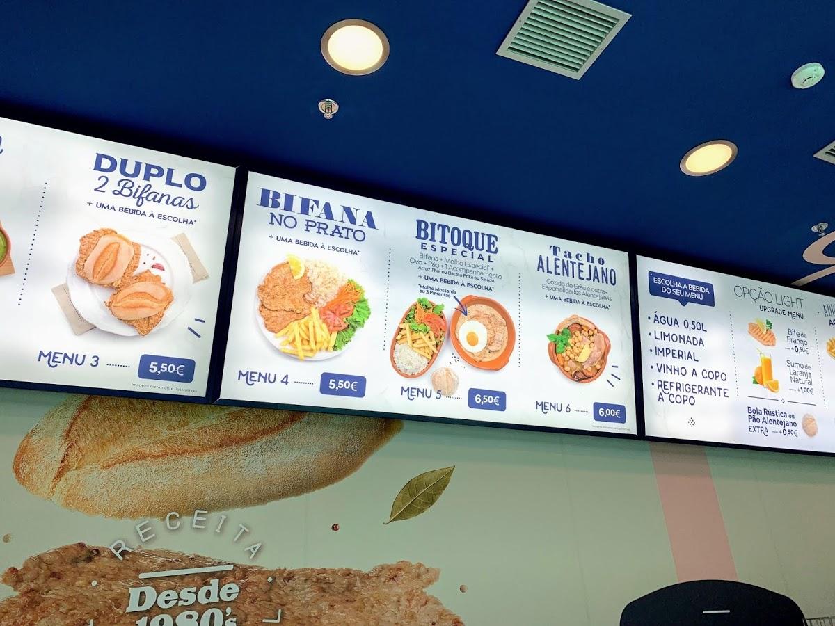 Bifanas Vendas Novas (Corroios) take-away Seixal – Menu e preços