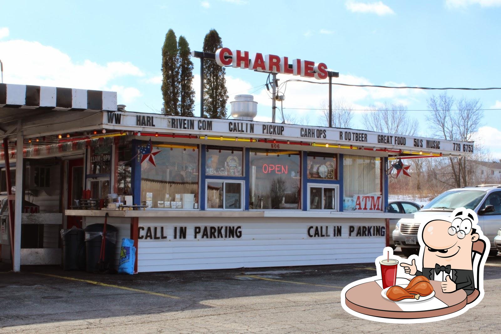 Menu of Charlie's DriveIn restaurant, Hortonville reviews and ratings