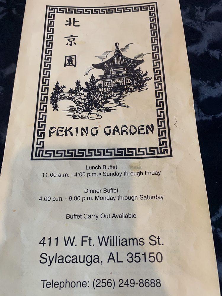 Menu at Peking Garden restaurant, Sylacauga, 411 W Fort Williams St