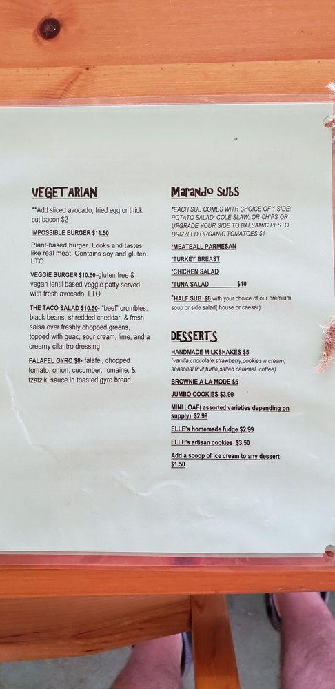 Menu at Marando Farms & Ranch pub & bar, Davie