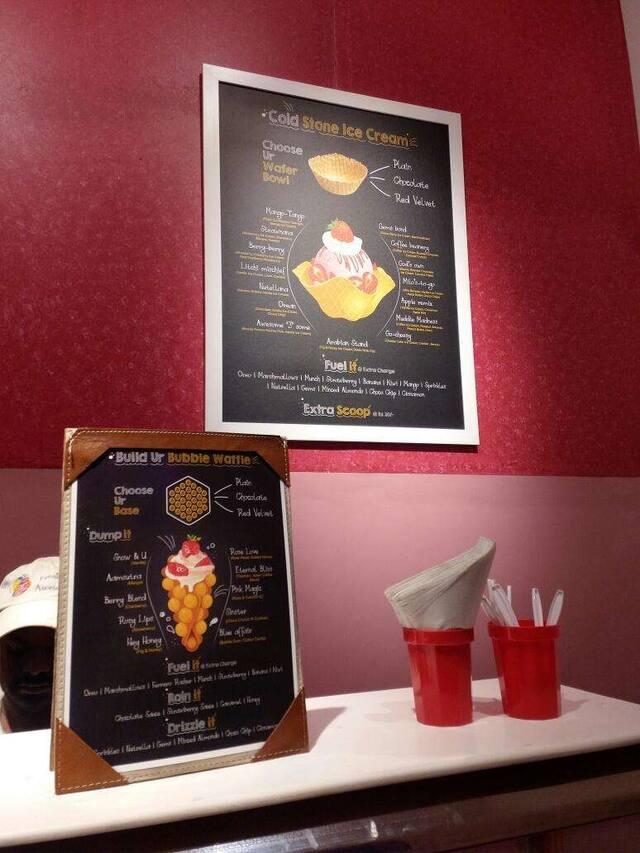 Cream Affair menu