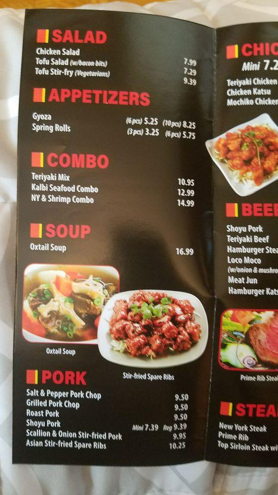 Menu at Pan's Kitchen restaurant, Kaneohe