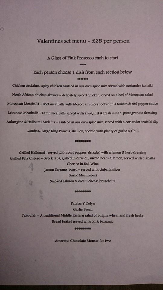 Menu at Y Delyn pub & bar, Mold, 3 King St