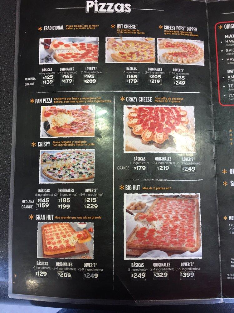 Menu at Pizza Hut Las Aguilas (Gdj) pizzeria, Zapopan, Av. Nicolás  Copérnico 3565