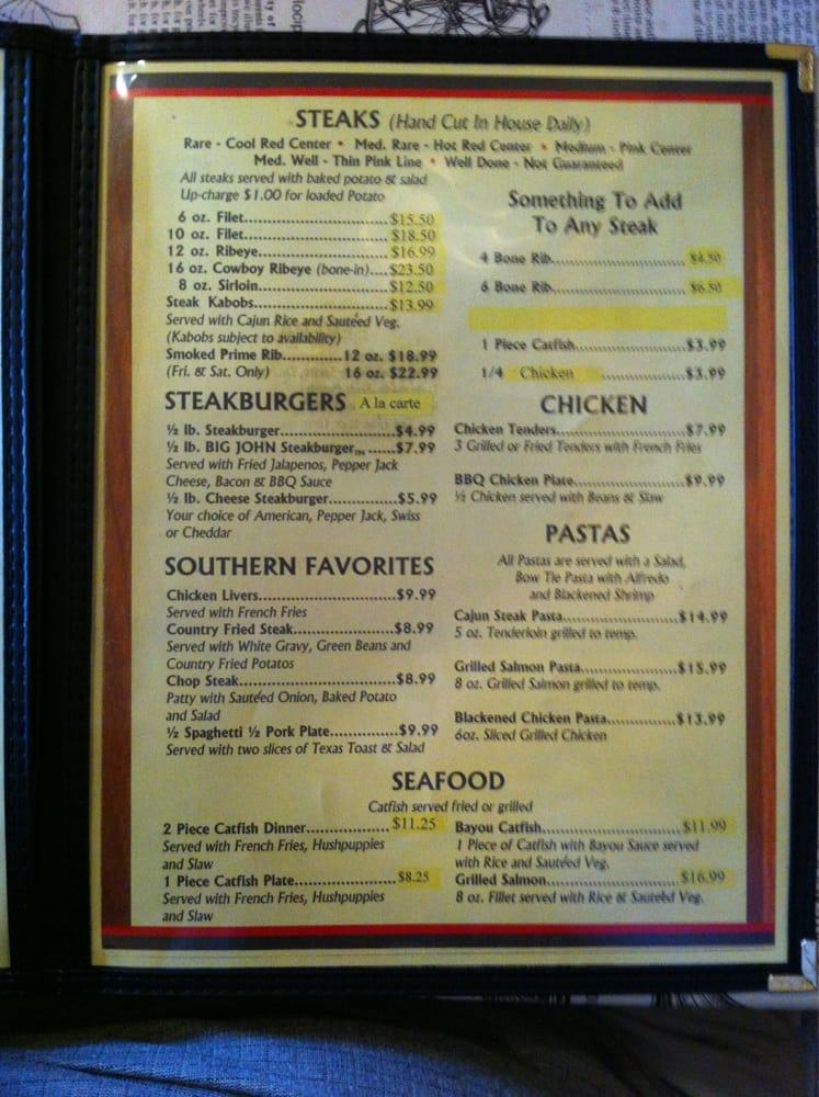 Menu at Fat Larry's BBQ, Bartlett