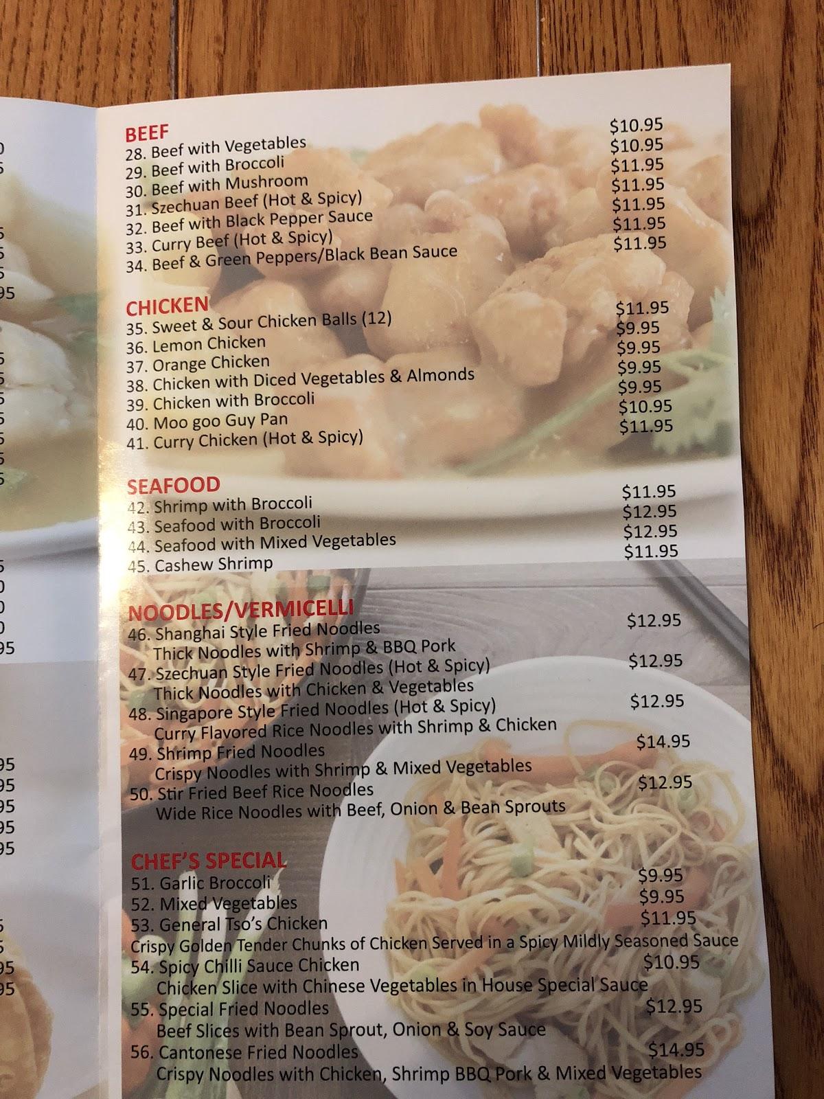 Menu at Golden Fry Chinese Restaurant, Rothesay