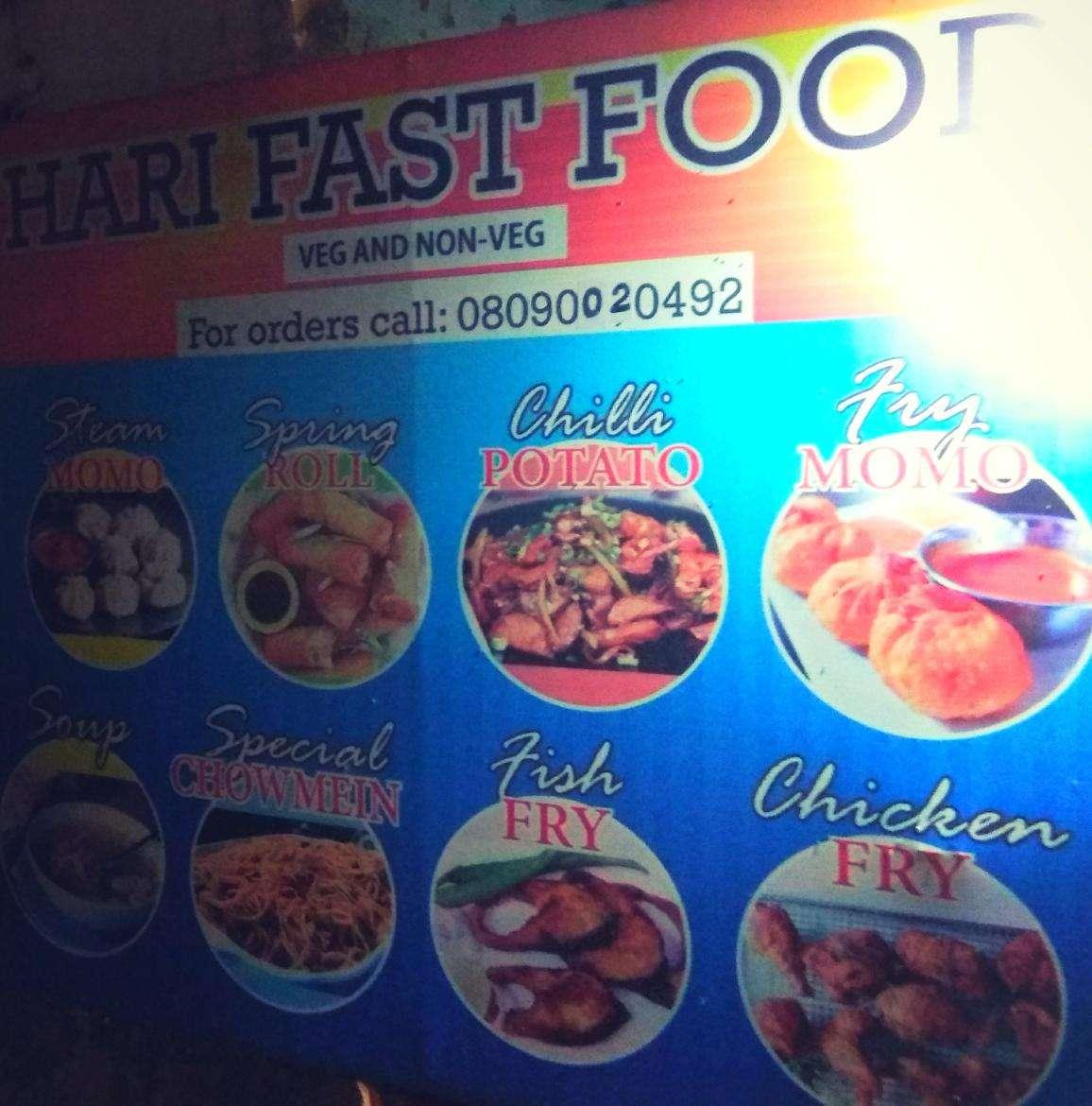 Hari Fast Food menu