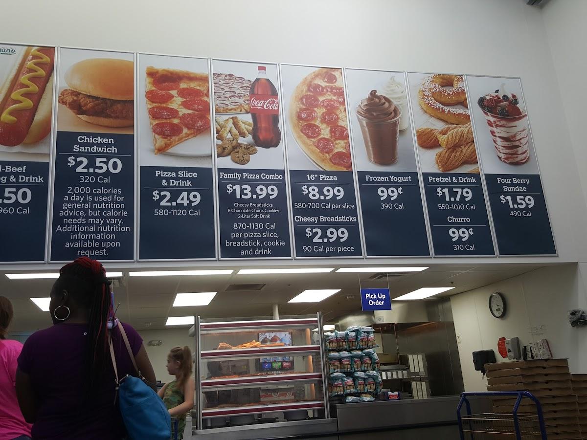 Menu at Sam's Club, Montgomery