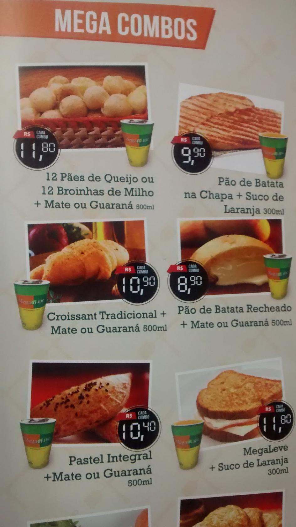 Megamatte Arpoador cardápio