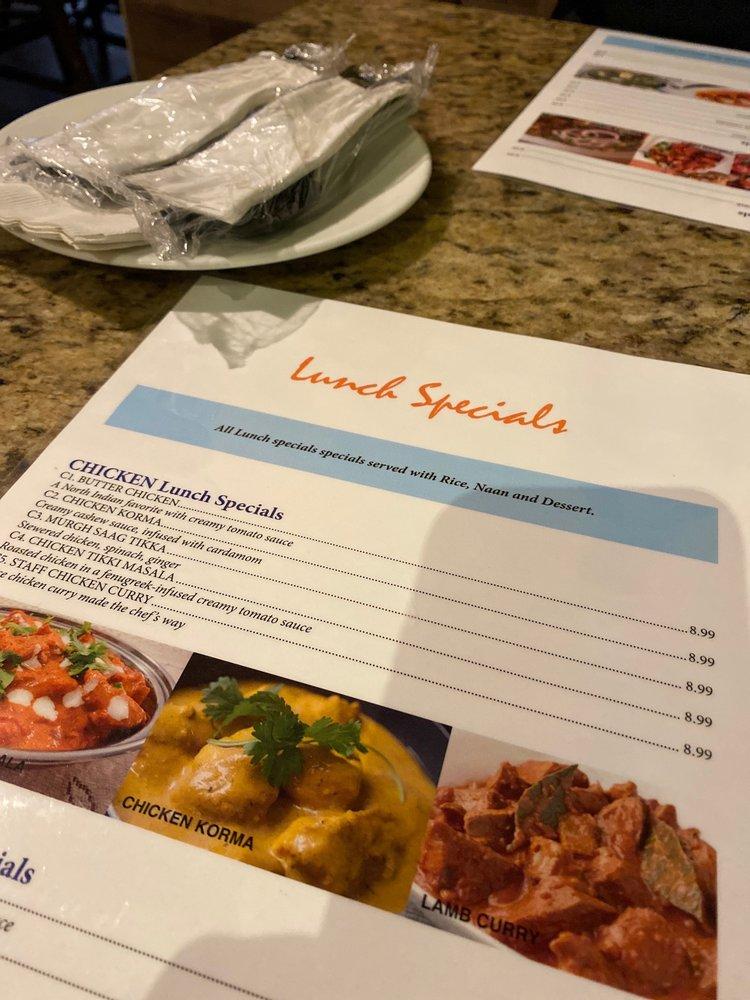 Menu at Chutney Indian Grill restaurant, Pompano Beach