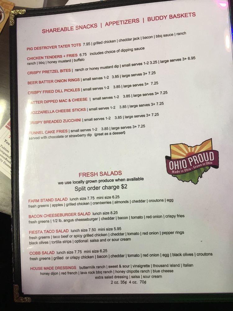 Menu At Lava Rock Grill Restaurant West Lafayette