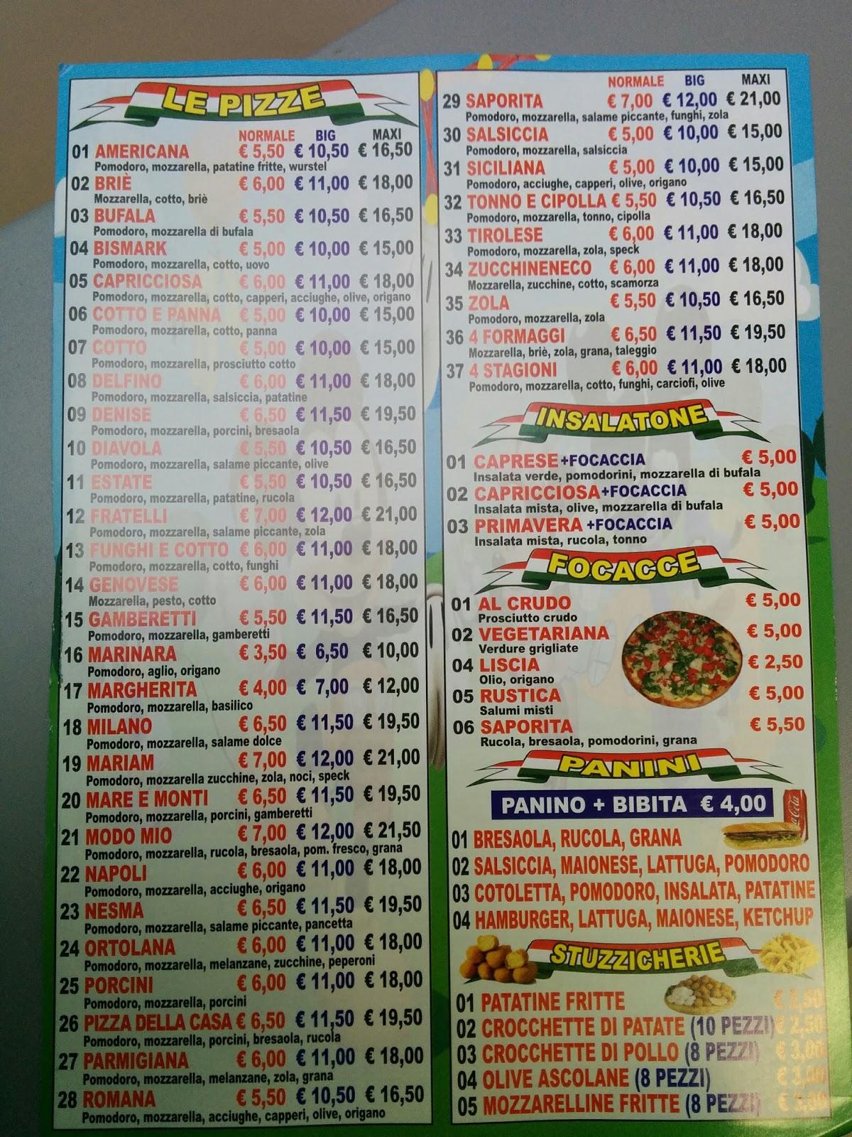 Menu di Da Mickey 1 