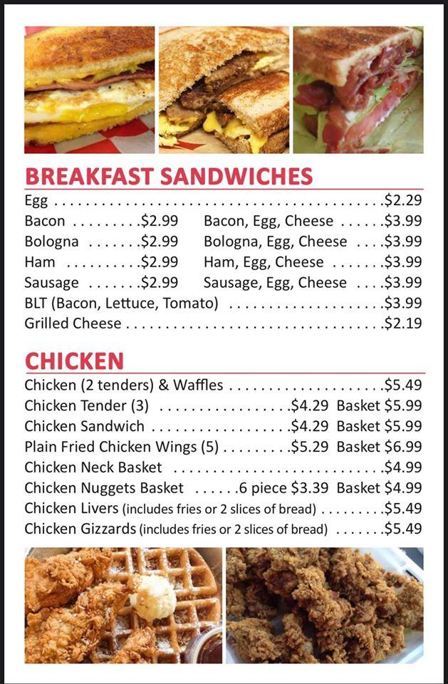 Menu at Neece's Grill pub & bar, Sumter