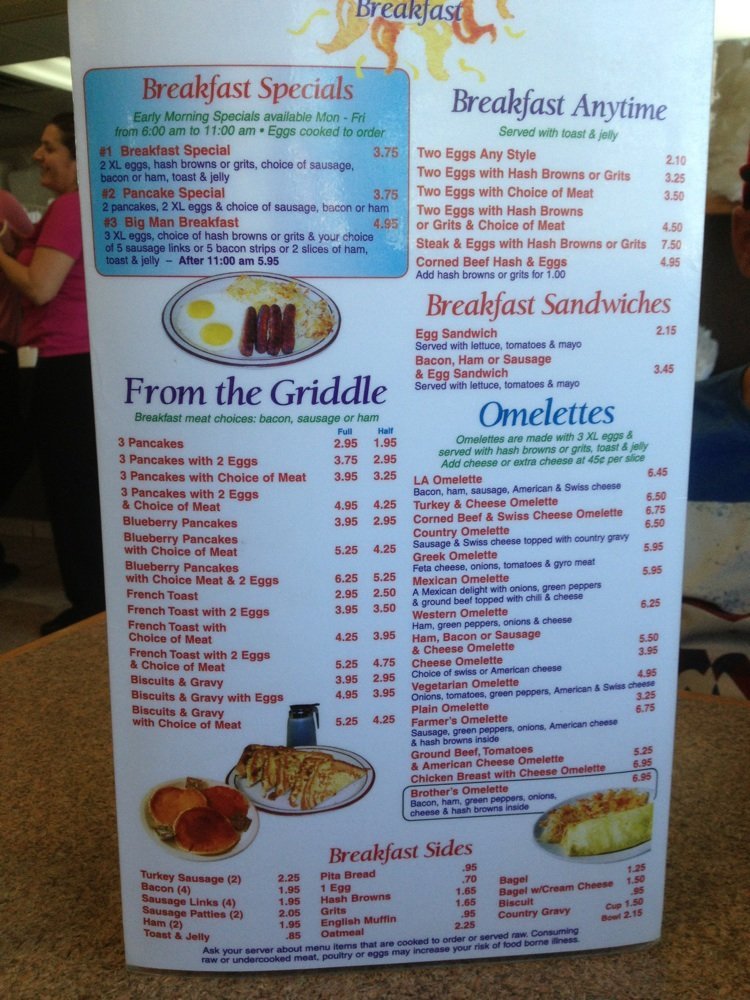 Menu at La Coney Island Restaurant, Warren, Dequindre Rd