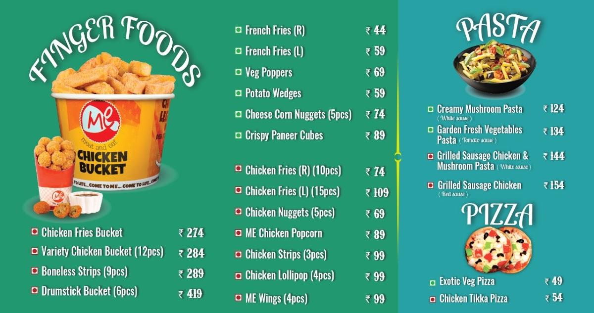 Menu at MEAT& EAT FAMILY RESTAURANT, Chikodi