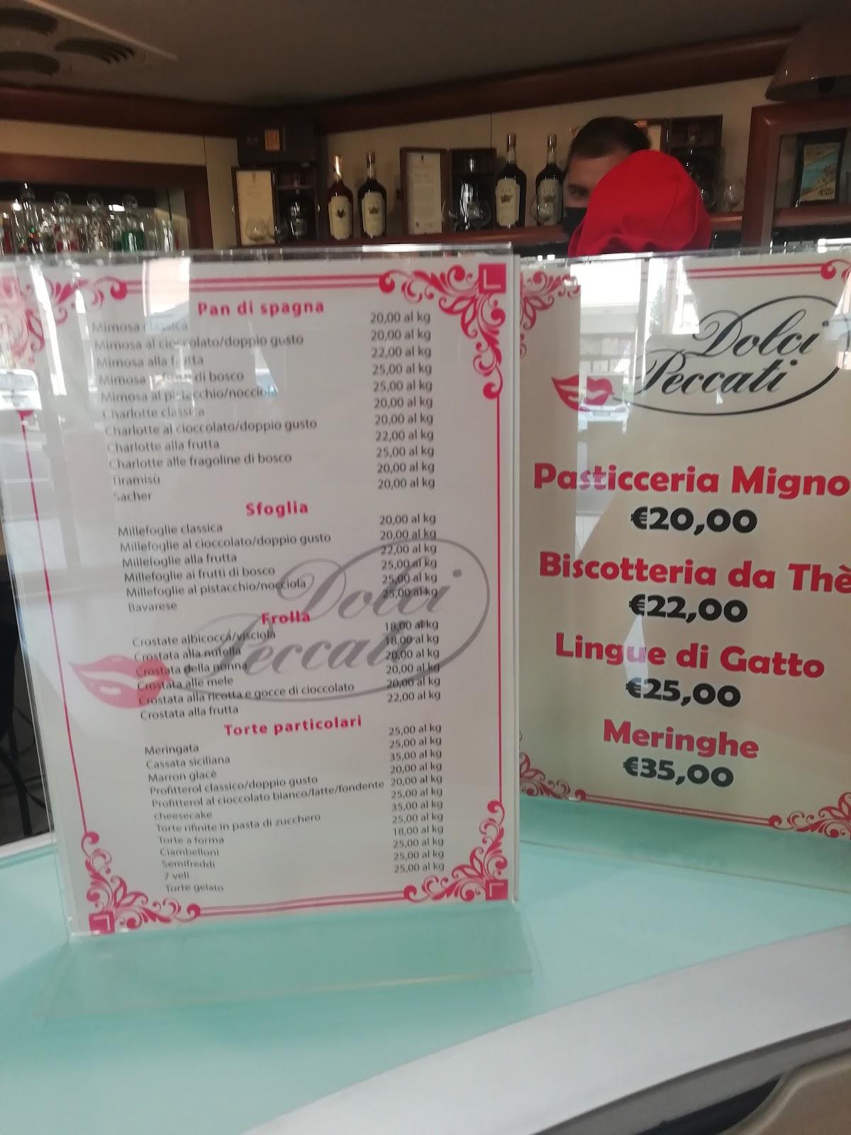 Menu di Dolci Peccati 