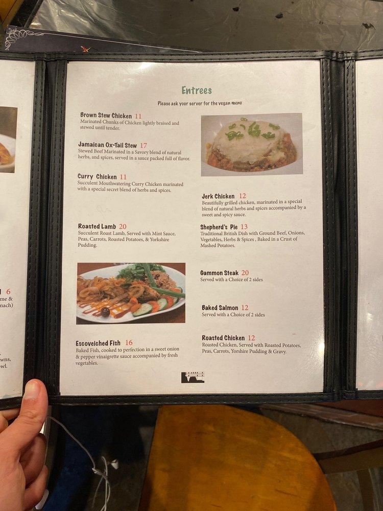 Menu at JamEng Caribbean And English Cuisine pub & bar, Orlando