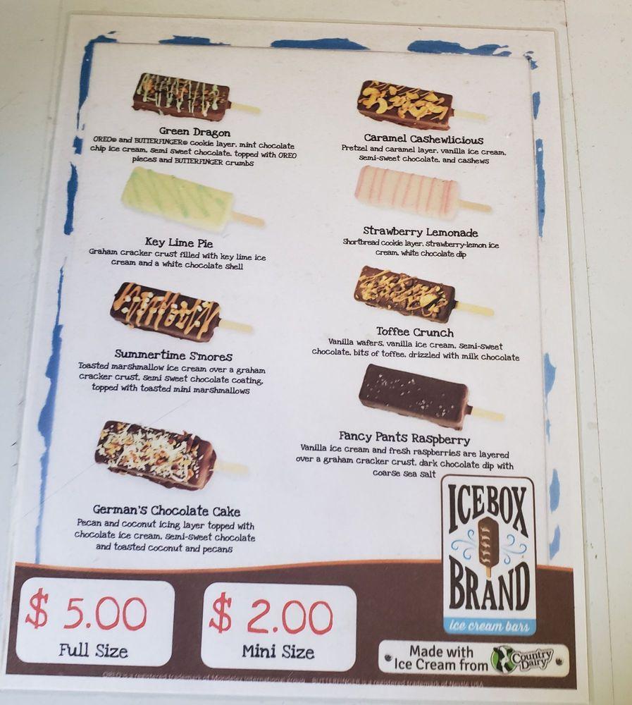Menu at Gump’s BBQ, Lansing