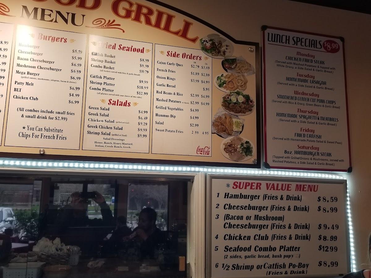 Menu at Goodwood Grill restaurant, Baton Rouge