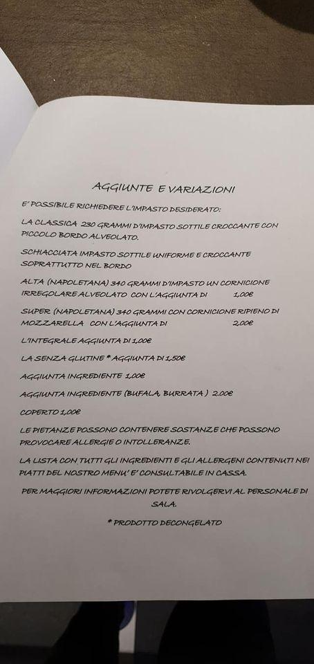 Menu di Lalocanda Isorella 