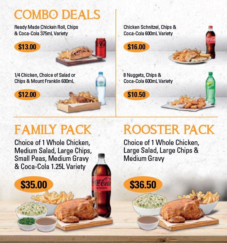 Menu At Bentleigh Free Range Flame Grilled Chicken Plus Fast Food