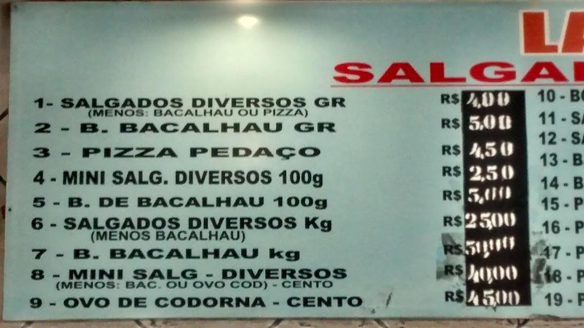 Lanchonete Campeão da Penha cardápio