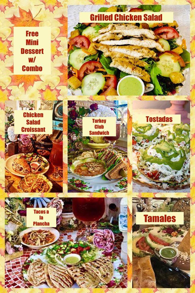 Menu at Paula's Tea House & Deli restaurant, Hidalgo
