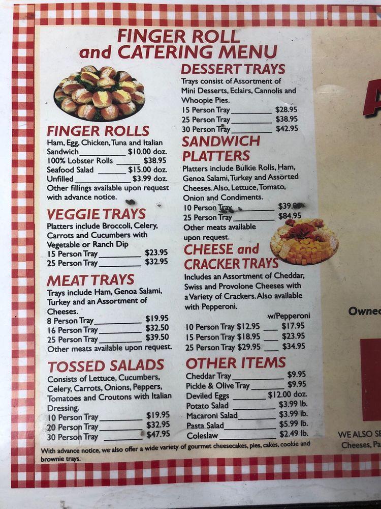 Menu at Arkay Pizza & Variety Store pizzeria, Farmington