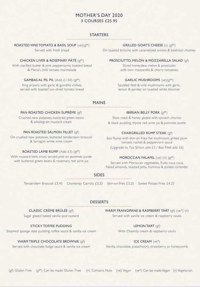 Menu at Ego Mediterranean Restaurant & Bar - Kenilworth, Kenilworth